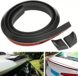 Eleron din cauciuc tip M NEGRU 1 5m x 3.5cm 