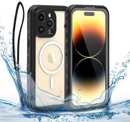 Husa pentru iPhone 14 Pro - ShellBox Waterproof IP68 Case - Black 