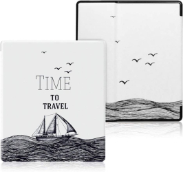 Husa Sigloo pentru Kindle Oasis 3 2019 si Kindle Oasis 2 2017 model Ship on the water 