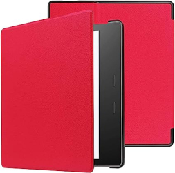 Husa Sigloo pentru Kindle Oasis 3 2019 si Kindle Oasis 2 2017 model Simple Red
