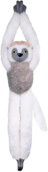 Jucarie sifaka din plus culoarea alb 57 cm 
