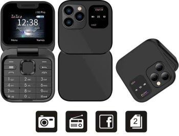 Mini telefon flip P9 PRO FM Afisaj mic 