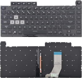 Tastatura laptop Asus ROG Strix Scar III G531GW G531GD G531GT G531GV G531G G15 G512 G512LV G512LW 0KNR0 