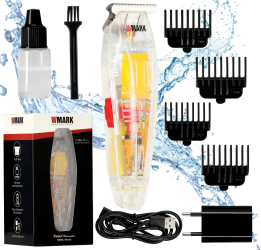 Aparat profesional de ras si tuns pentru parul de barba pe corp Transparent 