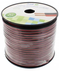 Cablu difuzor rosu/negru 2x1.50mm CCA Well LSP-CCA1.50BR-100-WL 