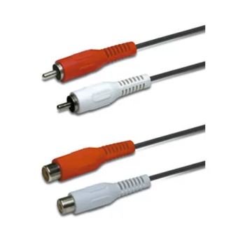 Cablu prelungitor 2x RCA 2.5m mama-tata Header EDC 