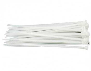 Coliere plastic 2.5x120mm 100buc alb Well 