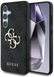 Husa pentru Samsung Galaxy S25 - Guess Hardcase 4G Big Metal Logo GUHCS25S4GMGGR - Black