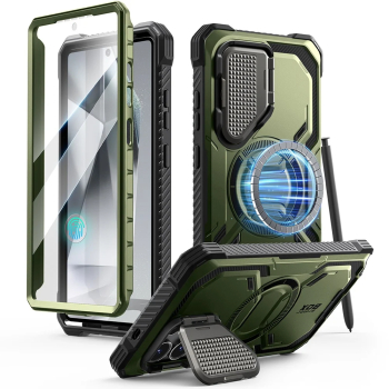 Husa pentru Samsung Galaxy S25 Ultra + Folie - I-Blason Armorbox - Guldan 