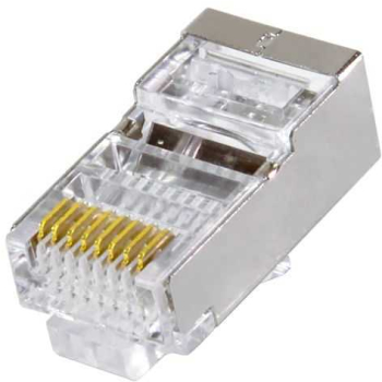 Mufa retea RJ45 8P8C Cat5e ecranat contacte aurite Well 