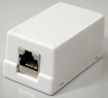 Priza simpla FTP cat5 RJ45 ecranat pe tencuiala Well 