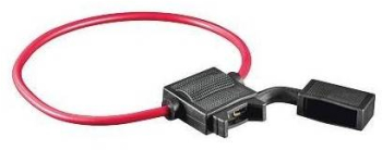Suport siguranta auto 15A carcasa inchsa cablu 1mm x 20cm fixPoint 
