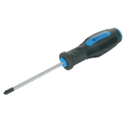Surubelnita cruce PH1x75 varf magnetic din otel aliaj crom-vanadiu si maner cauciuc antiderapant MEGA 10331