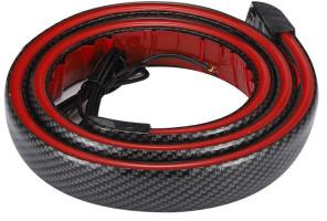 Eleron din Cauciuc cu Capac pentru Portbagaj sau Luneta LED cu Functie de Frana Stop Pozitie si Semnalizare Culoare Carbon Lungime 1 2m