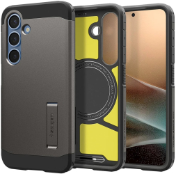 Husa pentru Samsung Galaxy S25 Plus - Spigen Tough Armor MagSafe - Gunmetal 