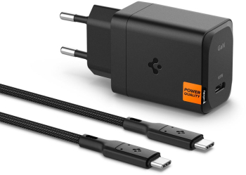 Incarcator ONSG GaN Fast Charge pentru Priza de Retea 65W cu Cablu Type-C la Type-C de 2 metri inclus Negru