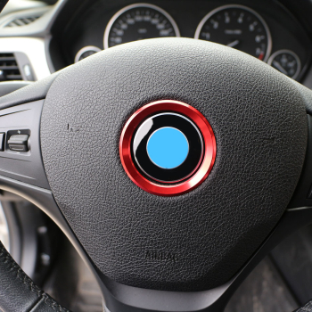 Inel Ornament emblema volan gama BMW rosu 
