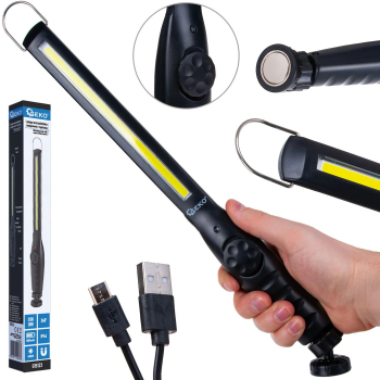 Lampa de atelier cu magnet LED COB si reglare a luminii 10 W 1800 mAh 450 lm IP44 Geko G15123 