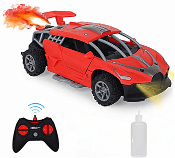 Masina cu Telecomanda RC 3D Sport Drifturi Cu Funtie de Fum Efecte Luminoase si Deschiderea Usilor Lumini Led Culoare Rosu SprintMag® 