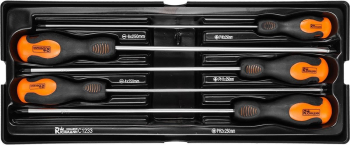 Set surubelnite lungi late si cruce sertar TIP A 385x150 mm pentru dulap mobil PH0-2 4-6 mm 250 mm 5 buc RICHMANN 