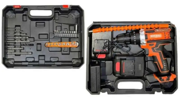 Trusa bormasina cu acumulator Kraft&dele 2x baterii 20v 30Nm KD3086 