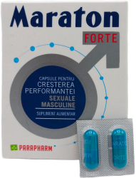 Capsule pentru cresterea performantei sexuale masculine blister 2 tablete Maraton Forte 