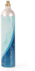 Cilindru carbonator butelie CO2 sifon 850 g pentru Levivo cu o capacitate de 1 2 litri Gonga® Albastru