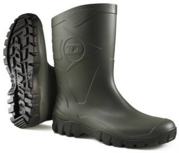 Cizme de protectie scurte din PVC DUNLOP DEE Verde 43 