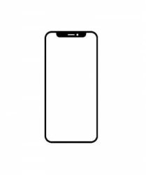 Geam Sticla + OCA Apple iPhone 12 Negru 