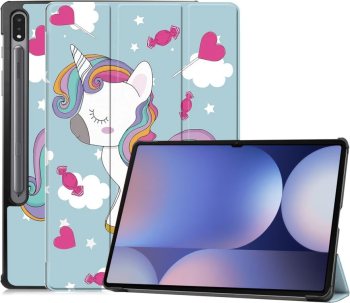 Husa pt. tabletele Samsung Galaxy Tab S10 2024 / Tab S9 2023 de 11.0 Smart Cover cu Suport - Unicorn 