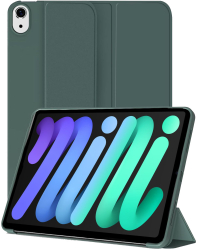 Husa Ultra Slim pentru tableta Apple iPad Mini 7 / 6 8.3 Silicon TPU Smart Cover - Verde Marin 