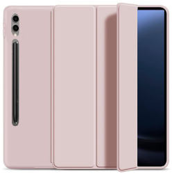 Husa Ultra Slim pt. Samsung Galaxy Tab S10 Plus / Tab S9 Plus 12.4 Silicon TPU Smart Cover - Roz 