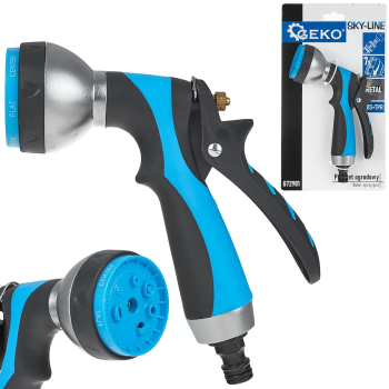 Pistol de pulverizare reglabil din metal cu 7 functii Sky-Line Geko G72901 
