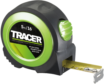 Ruleta Imbracata cu Nylon TRACER ATM5 5m Lungime Carlig Magnetic Autolock 