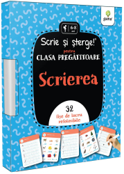 Scrierea - prescolari clasa pregatitoare/Scrie si sterge 