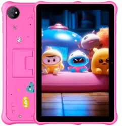 Tableta pentru copii Blackview 2GB/64GB 10 1 inchi HD+ 800x1280 IPS 2MP/5MPWiFi 6 Android 13 slot pentru card SD roz 