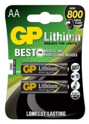 Baterii lithium R6 AA 2buc/blister GP 