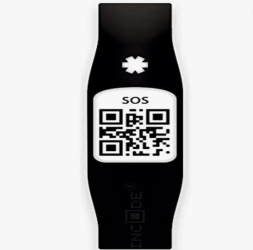 Bratara de urgenta Silincode SOS Neagra - RESIGILAT