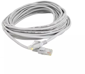 Cablu de retea LAN 40mm Conector RJ45 Gonga® Gri 10 m 