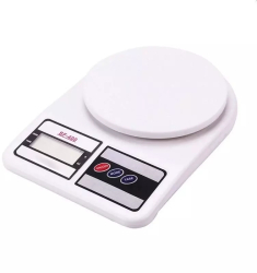 Cantar electronic de bucatarie pana la 10 kg Gonga® Alb