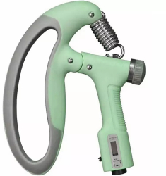 Flexor pentru exercitii antebrat ajustabil rezistenta 10-100kg contor electronic cu 4 cifre Gonga® Verde 