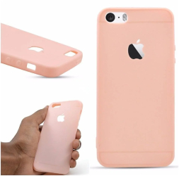 Husa Apple iPhone 8 Elegance Luxury Rose-Gold Silicon TPU Antisoc cu decupaj logo