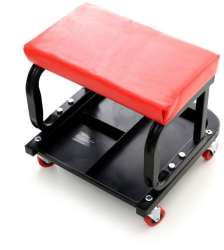 Scaun service auto Kraft&Dele cu sertar scule roti 360 grade 