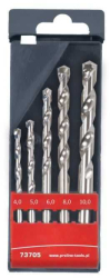 Set burghie beton cilindrice 4-10mm 5 piese Proline 73705 