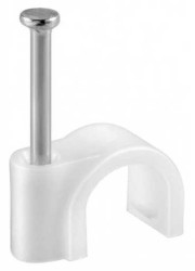 Cleme plastic fixare cablu 7mm fixPoint 