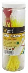 Coliere din plastic Wert 2430 100-200 mm 300 buc 