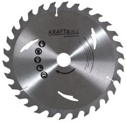 Disc pentru lemn 210mm 30T KD1026 Kraft&Dele 