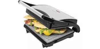 Gratar electric Cecotec 750 deschidere 180 C 700 W suprafata 23 x 14.5 cm - RESIGILAT