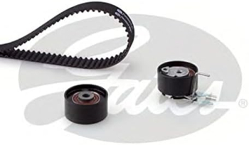 Set curea distributie si intinzator Gates K015587XS pentru Citroen Ford Fiesta Mazda 2 TOYOTA - RESIGILAT 