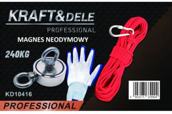 Set magnet de neodim Kraft&Dele KD10416 240 kg 